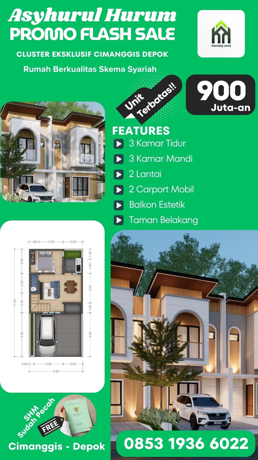 Rumah murah di cimanggis depok